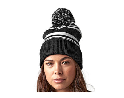 Wintermütze Striped Fan Beanie CB473R – Bild 2